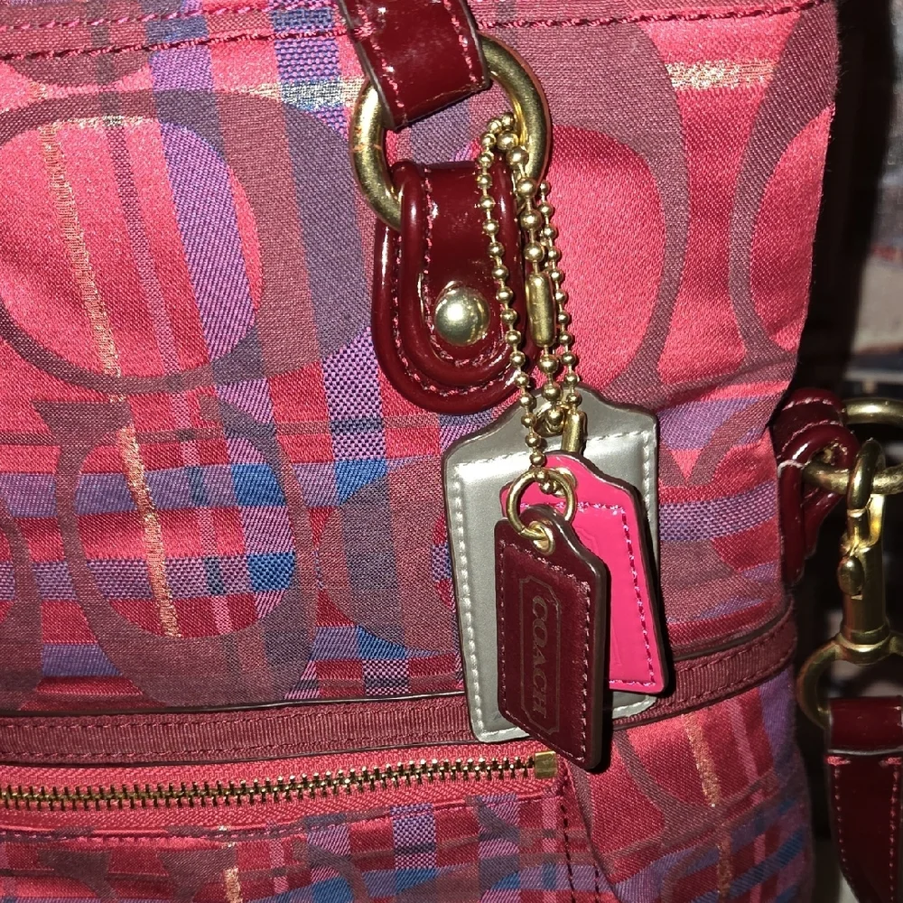Coach Poppy Tartan Plaid Crossbody